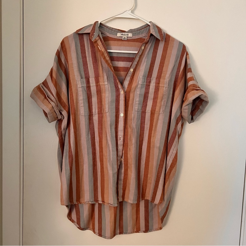 Madewell Striped Courier Shirt